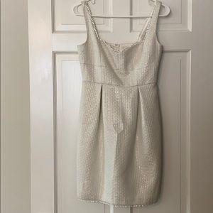 Winter white cocktail dress, Cynthia Steffe size2